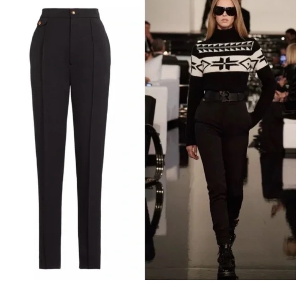 Ralph Lauren Purple Label Black Women's Trousers